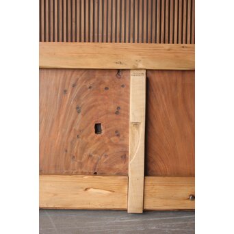 白木格子蔵戸　W0275 