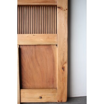 白木格子蔵戸　W0275 