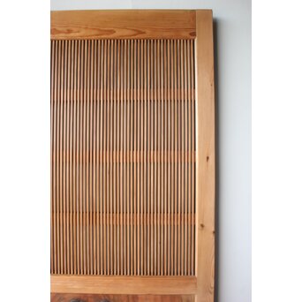 白木格子蔵戸　W0275 