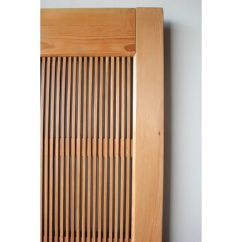 白木格子蔵戸　W0275 