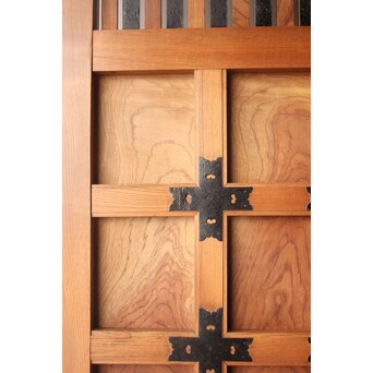 白木格子蔵戸 W0276 