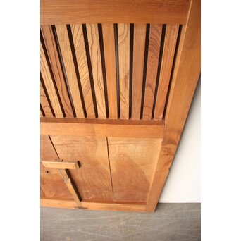 白木格子蔵戸 W0276 