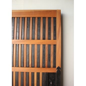 白木格子蔵戸 W0276 