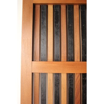 白木格子蔵戸 W0276 