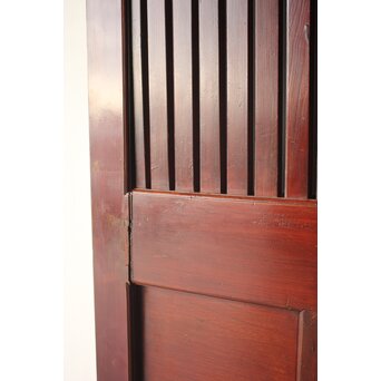 細身 赤格子蔵戸　W0277 