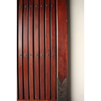 細身 赤格子蔵戸　W0277 