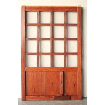 欅の升格子蔵戸　W0278 ウラ