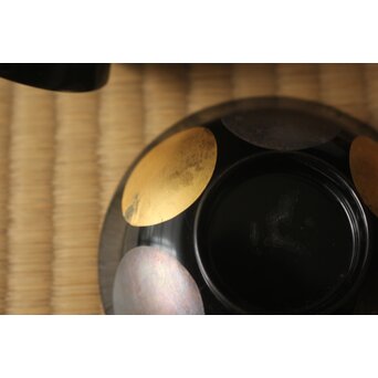 魯山人写 日月椀 8客　Q415 