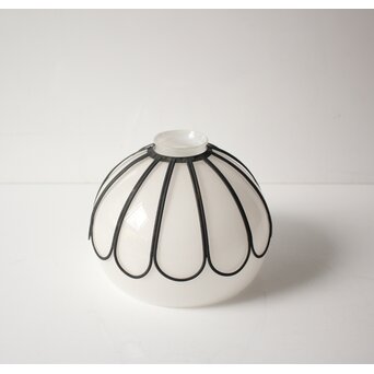 菊型の装飾電笠照明　A0575