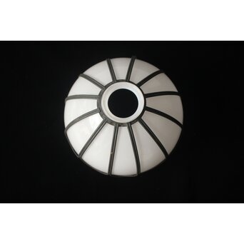 菊型の装飾電笠照明　A0575 