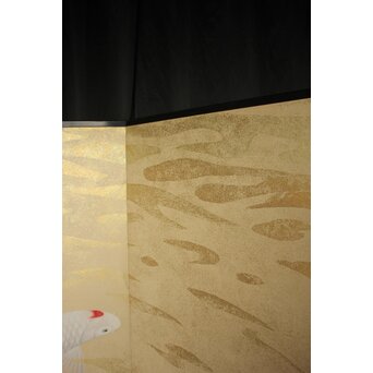 群鯉図屏風 二曲一双　Z973 