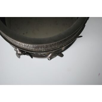翠松亭梅や造 鋳造 鯉 銅火鉢一対　M493 