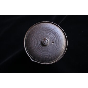 六代 高橋道八 南蛮手 宝瓶 建仁寺急須塚建立記念作品 共箱 共布　P657 