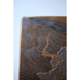 時代蒔絵硯箱　Q416 