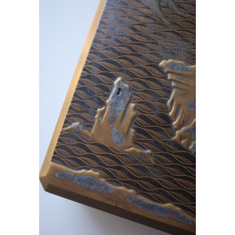 時代蒔絵硯箱　Q416 