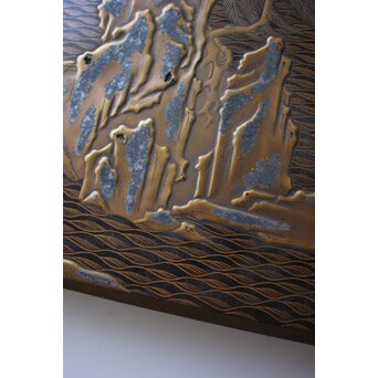 時代蒔絵硯箱　Q416 