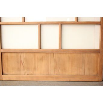 白木ガラス戸 2枚1組　GD0365 