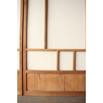 白木ガラス戸 2枚1組　GD0365 