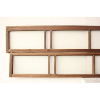 レトロガラス欄間 2枚1組　R0569 