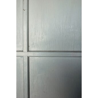 ハイサイズ 白いアンティークガラス戸　D194 