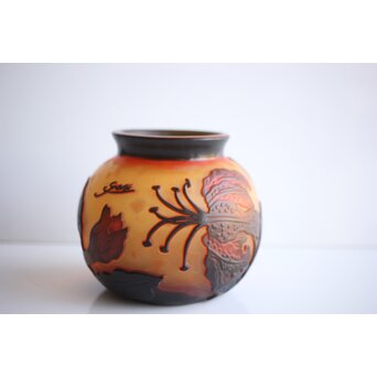 Tip Galle エミーレガレ 公式工芸 ガラス小瓶 2点　Y073 