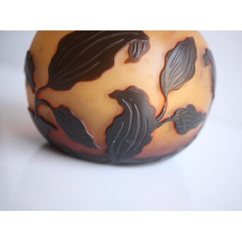 Tip Galle エミーレガレ 公式工芸 ガラス小瓶 2点　Y073 