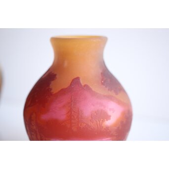 Tip Galle エミーレガレ 公式工芸 ガラス小瓶 2点　Y073 