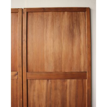 板絵建具 犬図 2枚1組　B1130 