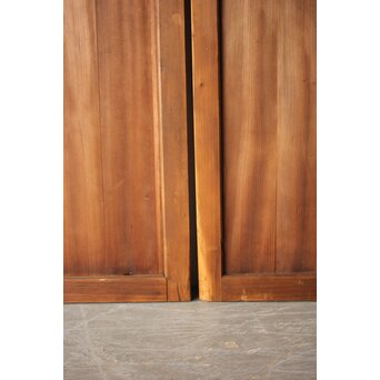 板絵建具 犬図 2枚1組　B1130 