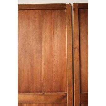 板絵建具 犬図 2枚1組　B1130 