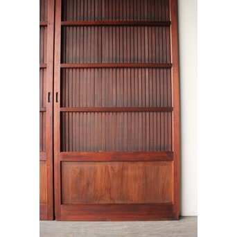 釘無 平格子戸 2枚1組　L1223 