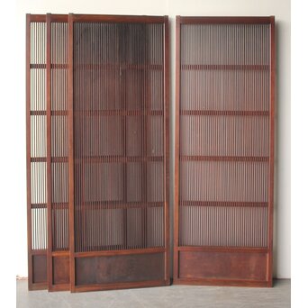 細格子の建具 4枚1組　L1224