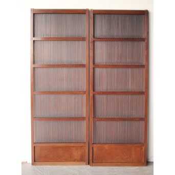 細格子の建具 4枚1組　L1224 CD　ウラ