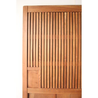 総欅 格子蔵戸　W0282 