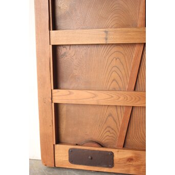 総欅 格子蔵戸　W0282 