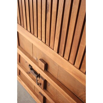 総欅 格子蔵戸　W0282 