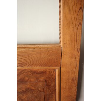 総欅 クリアガラス観音扉 2枚1組　GD0369 