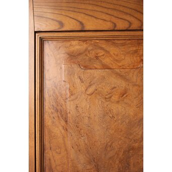 総欅 クリアガラス観音扉 2枚1組　GD0369 