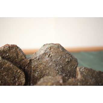 原田拾六 秀逸作 備前 大葉皿　P659 