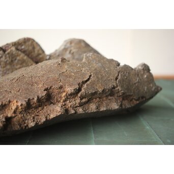 原田拾六 秀逸作 備前 大葉皿　P659 