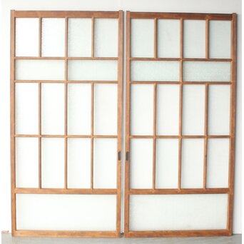 全面ガラス建具 にかわや鬼ダイアガラス 4枚1組　GD0370 CD　表