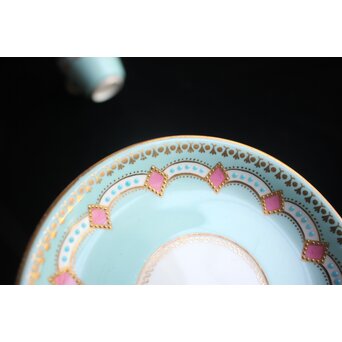 ヨーロッパ アンティーク ティーカップ＆ソーサー＆プレート　P660 