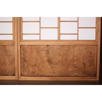 ハイサイズ あみだ組子 猫間障子戸 2枚1組　F309 