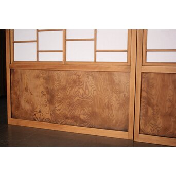 ハイサイズ あみだ組子 猫間障子戸 2枚1組　F309 