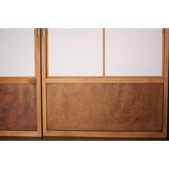 ハイサイズ あみだ組子 猫間障子戸 2枚1組　F309 