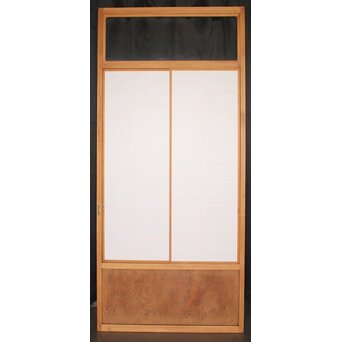 ハイサイズ あみだ組子 猫間障子戸　F310 ウラ