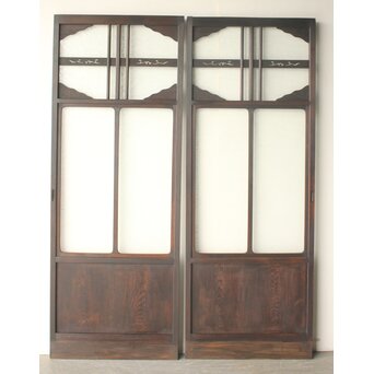 にかわガラス建具 4枚1組　GD0374 CD　表