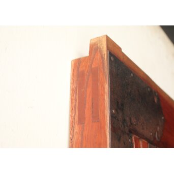 鉄金具 総欅格子蔵戸　W0284 