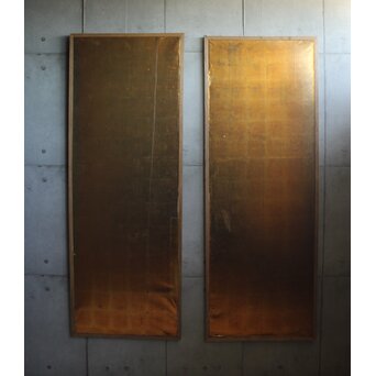 パネル 時代金屏風 2枚1組　Z993 