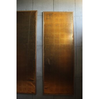 パネル 時代金屏風 2枚1組　Z993 
